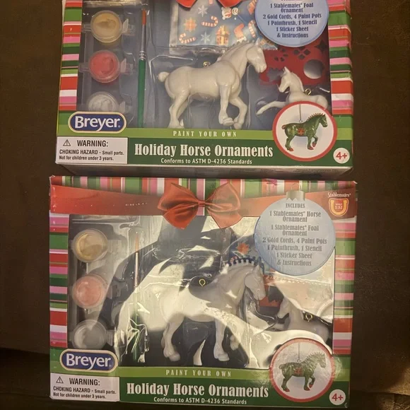 NIB Retired Breyer Holiday Horses Stablemates Ornaments Paint Sets (2)
DIY - Picture 5 of 5
